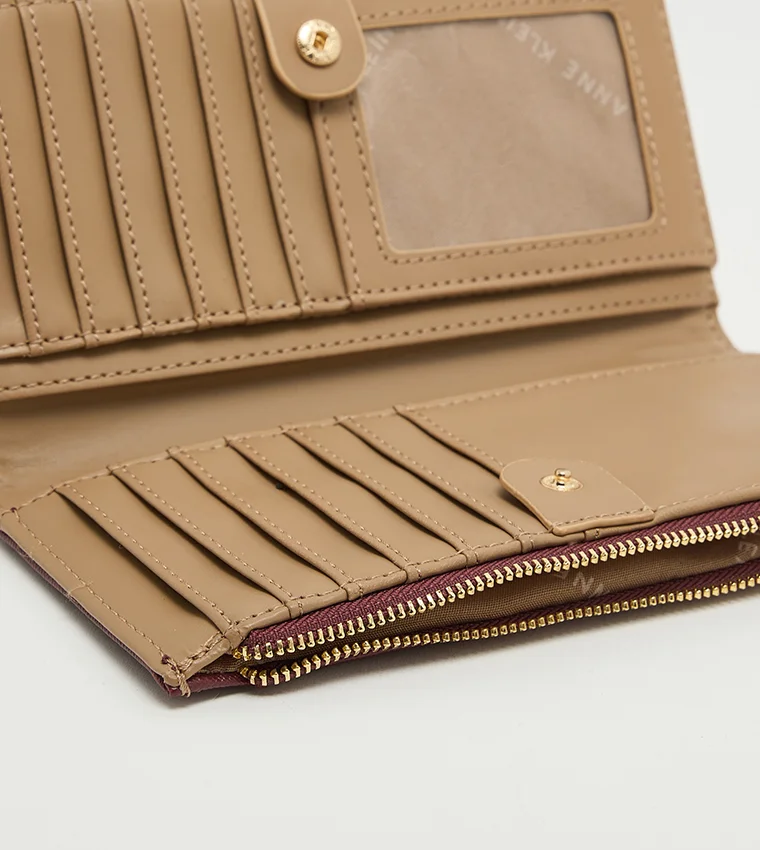 Anne Klein  Anne Klein Textured Zippered Wallet for Women | Best Price UAE